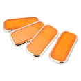 thumbnail image 4 of Calcomanía Reflectante 4uds Reflector Rectangular Seguridad ABS, 4 of 7