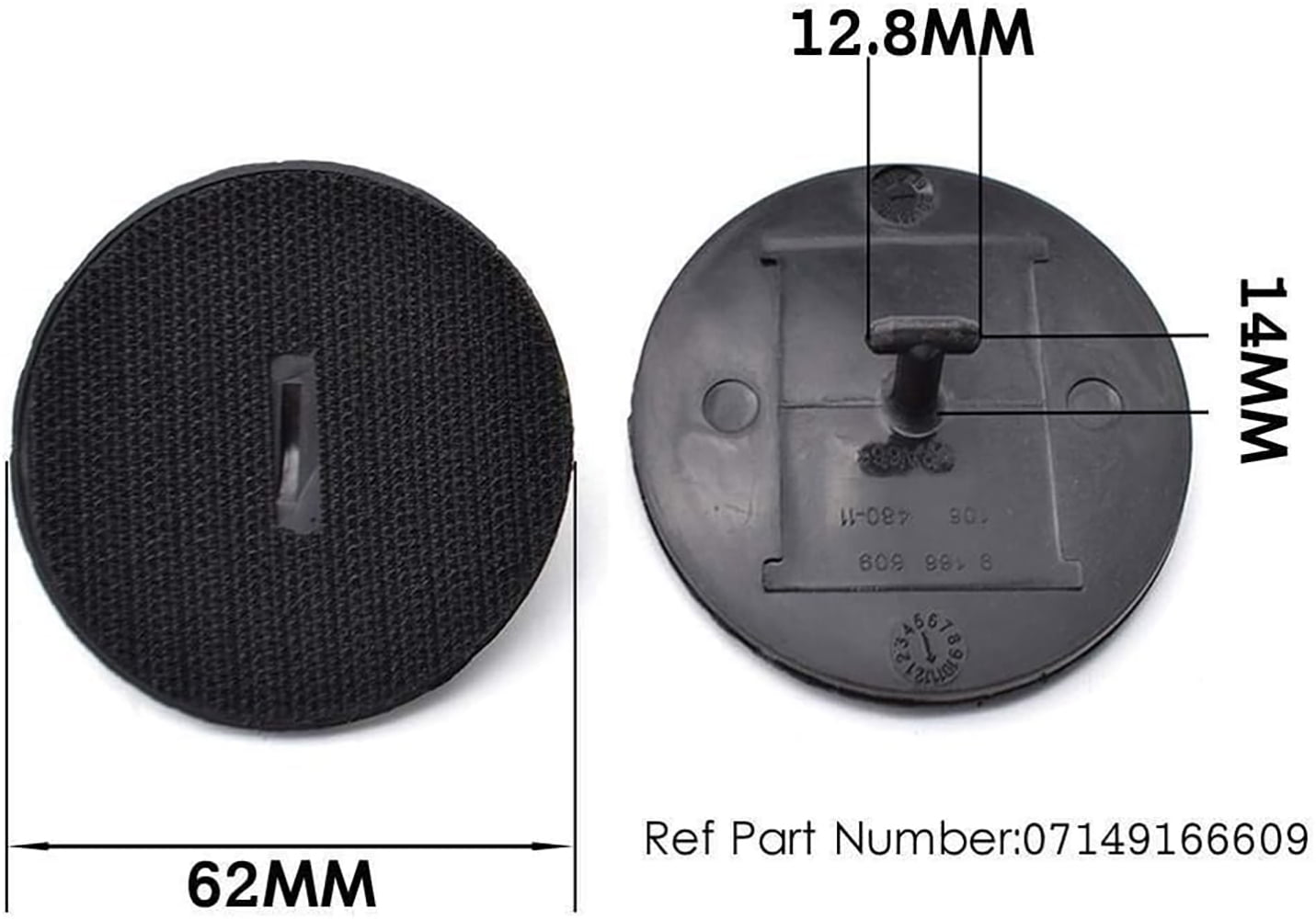10pcs Car Carpet Locking Clips Floor Mat Lock Rivets Fasteners Retainers  for BMW