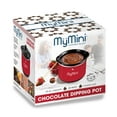 MyMini Dipping Pot Food Warmer, Red (5.9" x 5.9", 2.4lb)