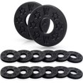 thumbnail image 1 of 12 Pieces Guitar Strap Locks Silicone Strap Locks Rubber Guitar Strap Blocks Guitar Protector (Black), 1 of 4