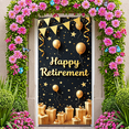 thumbnail image 5 of Golden Balloon Happy Retirement Party Banner Event Decoration Gold Stars Gift Design for Retirement Celebration Indoor Party Decoration Office Event, 5 of 8