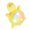 Yellow, variant on Turtles Shape Bicycles Tail Light Cycling Safety Taillight Intelligent Sensing Bike Wheel Spokes Light Backpacks Light