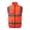 Orange jacket men, variant on YFNNUP Hi Vis Reflective Safety Vests for Men Women High Visibility Vest with Pockets Construction Safety Apparel Neon Vest for Work Yellow,S