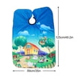 thumbnail image 2 of Kids Hairdresser Cutting Cape, Cute Animal Pattern,  Lasting, Soft Comfortable, Suitable for Salon or Home Use, with Neck Closure, Easy to Clean Dry Quickly, Nylon Material, 2 of 8