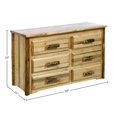 thumbnail image 3 of Glacier Country Collection 6 Drawer Dresser, 3 of 6
