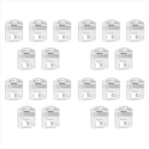 120 Piezas de Hilo de Bordar Acrílico, Organizadores de Hilo de Bordar Transparentes, Bobinas de Hilo Fino, Bobinas de Hilo de Punto de