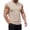 Z325 Khaki, variant on Landzoo Vest For Men Solid Color Sleeveless Crew Neck Undershirt Summer Cozy Soft Men Tank Tops Size L Black