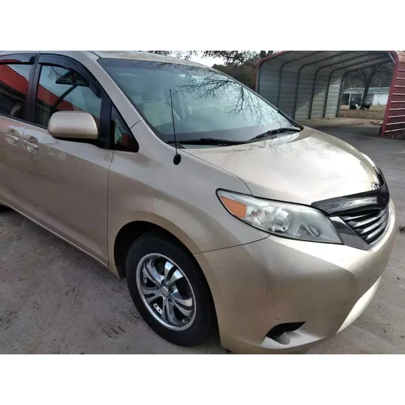 12" inch Black Stainless Antenna Mast Power Rod Radio AM/FM for TOYOTA SIENNA 1998-2016