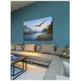 thumbnail image 6 of "Foggy River Osprey" Painting Print on Wrapped Canvas, 6 of 7