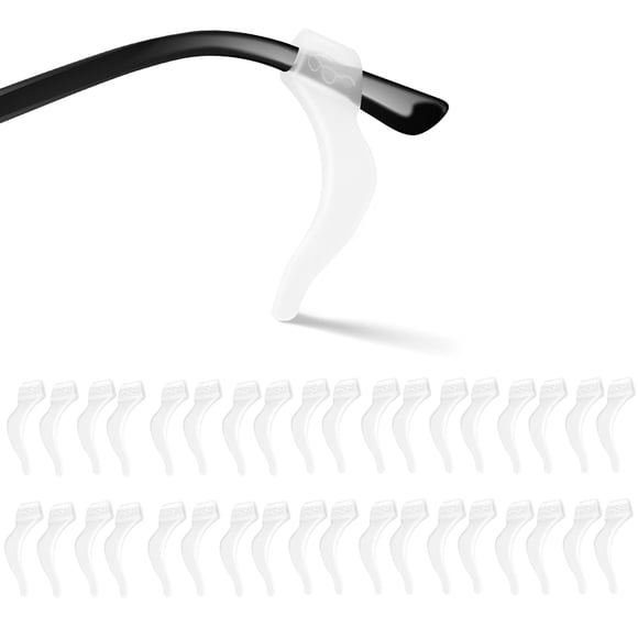 Sujetadores de silicona antideslizantes para patillas de lentes SMARTTOP, 20 pares