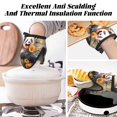 thumbnail image 7 of Pofeuu Elegant Cute Panda Sunflower Print Thickened Mini Silicone Oven Mitts Heat Resistant, Rubber Oven Mitt Gloves, Finger Pinch Grips, Pot Holder, Silicone Potholder, 7 of 7