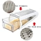 thumbnail image 3 of Rallador de caja de cocina de material acero inoxidable de 2 caras rallador de verduras y accesorios de herramienta, 3 of 9
