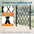 thumbnail image 5 of TEQIN Industrial Expandable Metal Barricade, 6FT/7FT/8FT/11FT, Mobile Safety Barrier Gate, Retractable Traffic Fence,Easily Assembled Safety Barrier with Casters, Flexible Mobile Gate, 5 of 7