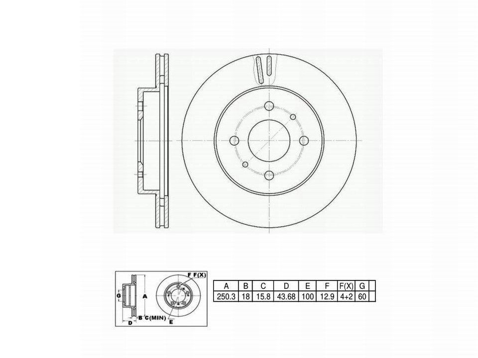Winstop Brake Rotor, Front WS231912, Saturn SL1 2002-1991