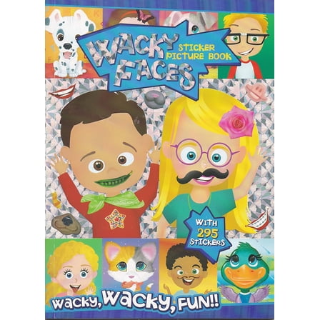 Bendon Create-A-Face Sticker Pad (Wacky Faces)