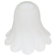 thumbnail image 1 of Mobutofu Drop Shaped Glass Lampshade Flower Design for Living Room 1Pack, 1 of 8