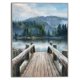 thumbnail image 1 of Cuadro Decorativo - Lago de montaña Jr  Impresión en canvas, estrechado., 1 of 1