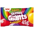 thumbnail image 3 of Skittles Giants 3x Bigger Sweets Fruit Flavoured Bag 45g	(Pack of 2), 3 of 6