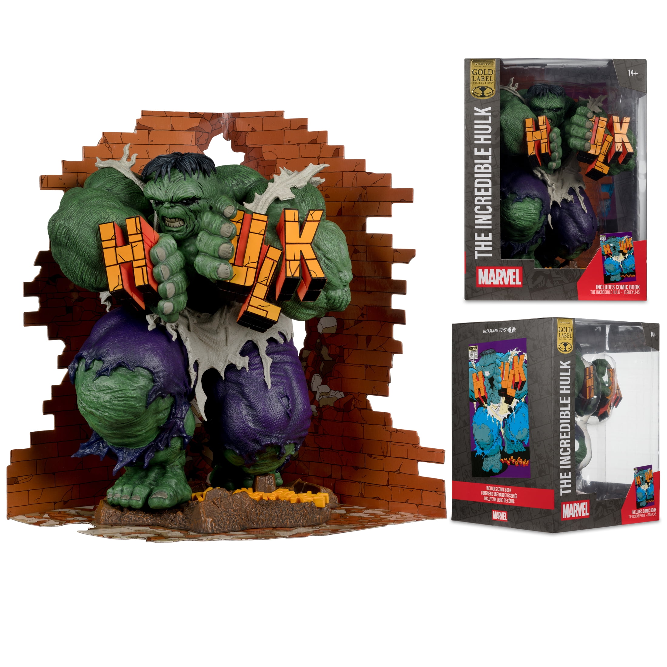Marvel The Incredible Hulk 1:6th Scale Collectible (Gold Label) Figure - McFarlane Toys