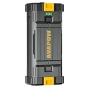 AVAPOW 4000A Peak Car Jump Starter, 27800mAh Battery Jump Starter, Portable Battery Booster, 12V Jump Box with LED Light, USB QC 3.0, Yellow