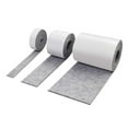 thumbnail image 1 of 3 Paquets Rouleau de Bande de Feutre Robuste avec Support Adhésif Bande de Feutre Autocollante Bande de Feutre Polyester Rouleaux de Bande de Feutre pour Meubles Surfaces Dures, Gris Clair, 10x100cm 5x100cm 2x100cm, 1 of 8