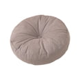 thumbnail image 3 of Lipstore Coussin de Sol Rond Confortable Doux pour Méditation Chaise Canapé Intérieur Gris, 3 of 8
