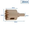 thumbnail image 1 of MYG 5-50mm Hex Handle Vacuum Brazed Dry Drill Bits Cutter Drilling Core Bit Tile, 1 of 10
