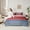 Red Blue, variant on Feelyou Vintage Aztec Triangle Twin Bedding Sets 7-Piece for Women, Red Blue Abstract Bedding Comforter Set, Western Bohemian Style Reversible Sheet Sets, Luxury Bedroom Decor