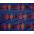 thumbnail image 4 of oneOone Polyester Lycra Fabric Argyle Ikat Print Fabric By Yard 56 Inch Wide, 4 of 4