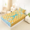 thumbnail image 4 of Erosebridal Cute Baseball Ice Cream Twin Sheet Sets For Boys,Sport Ball Game Kids Bedding 3-Piece, 4 of 6