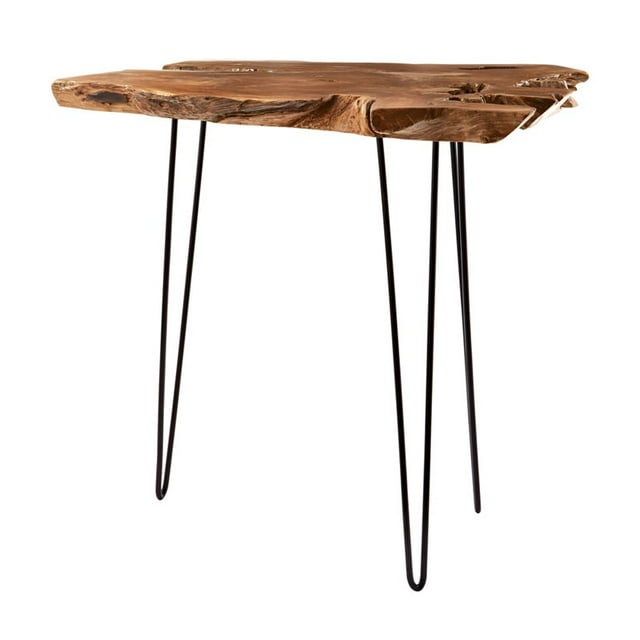 Dimond Home 162-022 Natural Teak Slab Bar, 41" x 34" x 42"')