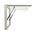 thumbnail image 3 of Concession Stand Serving Window, 36x24 inches Food Truck Serving Window Concession with Double-Point Fork Lock Handle up to 80 Degrees, 3 of 9