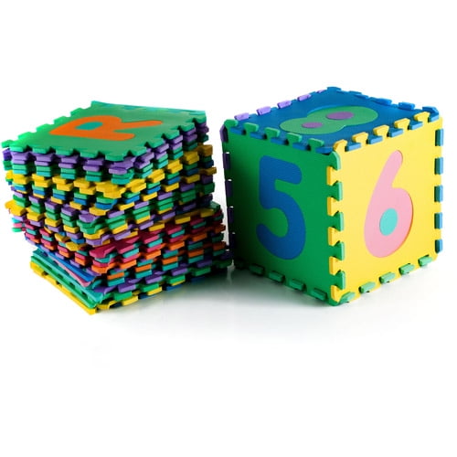 foam floor alphabet and number puzzle mat