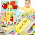 thumbnail image 3 of Gwong Juguete 48 unids / set de dibujos animados animal fruta emparejamiento inglés chino tarjetas bebé aprendizaje juguete Gwong 30004383, 3 of 7
