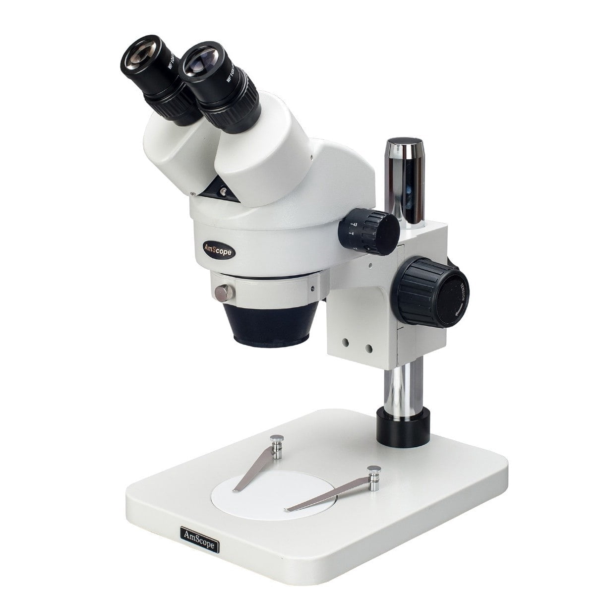 AmScope 3.5X-45X Table Pillar Stand Zoom Magnification Stereo ...