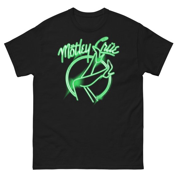 Motley Crue - Neon Girls Unisex T-Shirt - Black - Small