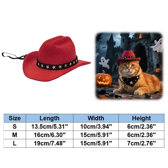 Ltdhehe Cat Hat For Small Stylish Denim Pet Hat With Star Print Comfortable Polyester Cat Accessory For Indoor Outdoor Use