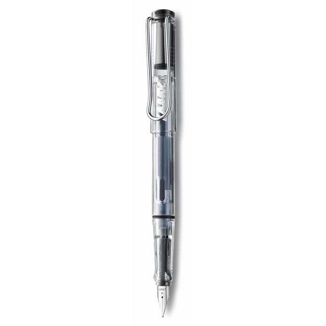Pluma Estilográfica Lamy Vista Transparente Punta Ancha