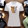 thumbnail image 3 of Playera Blusa Con Estampado De Jaguar Animal Print Ropa Para Mujer Color Blanco Talla Grande Marca Emil SaEs, 3 of 4