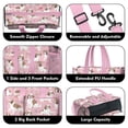 thumbnail image 3 of Teacher Tote Bag,Shih Tzu Dogs and Pioneer Flower Teacher Utility Tote Bag,Large Work Tote Bags for Women with Multiple Pockets,Top Zipper Closure,13.8x10.6x6.7 Inch, 3 of 5