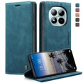 thumbnail image 3 of Funda FOXDOCK cartera de cuero retro para FOXDOCK Redmi Note 15 Pro Plus 5G – Resistente a golpes, ranuras para tarjetas – azul, 3 of 5