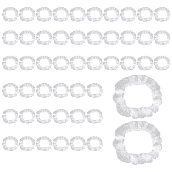 50Pcs/Set Universal Disposable Plastic Steering Wheel Cover Elastic Trim Disposable Truck Car Steering Wheel Covers Films
