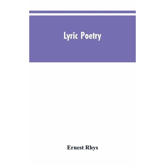Lyric poetry, (Paperback)