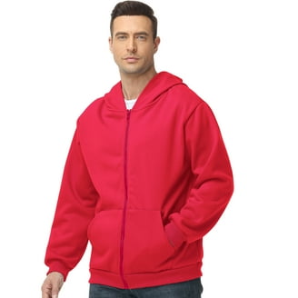 GAP Mens Fleece Arch Logo Full Zip Hoodie (S, True Red) - Walmart.com