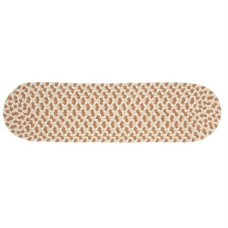 EM89A008X028X Elmwood - Evergold Stair Tread (single) Stair Tread, 90% Polypropylene/10% Wool - Stair Tread.