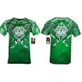 thumbnail image 3 of ARCHAIC by AFFLICTION Men's T-Shirt GRIFFIN Skulls Cross Wings MMA Biker, 3 of 12