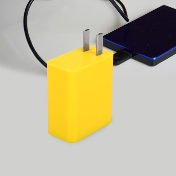 LOLIPPYY Portable Yellow Charger Plug Hidden Safe Box for Cash Storage and Secure Secret Container