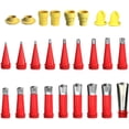 thumbnail image 2 of Yazoeia Portable Universal Integrated Rubber Nozzle Kit, Multifunctional New Cartridge Nozzles In Various Sizes Reusable Clear Rubber Nozzles Useful Household Gadgets Tool (26PCS) CJC912-135499, 2 of 9