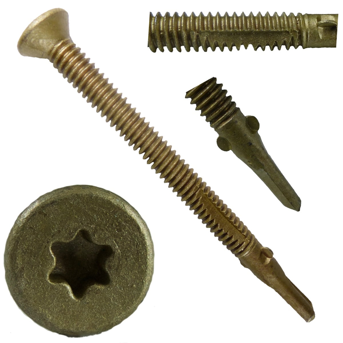 Bolt Industrial Fasteners Hardware Qty 200 1 4 20 X 2 1 2 Torx