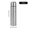 thumbnail image 3 of Botella térmica aislante AEEISTNY de acero inoxidable 1000 ml, 3 of 9